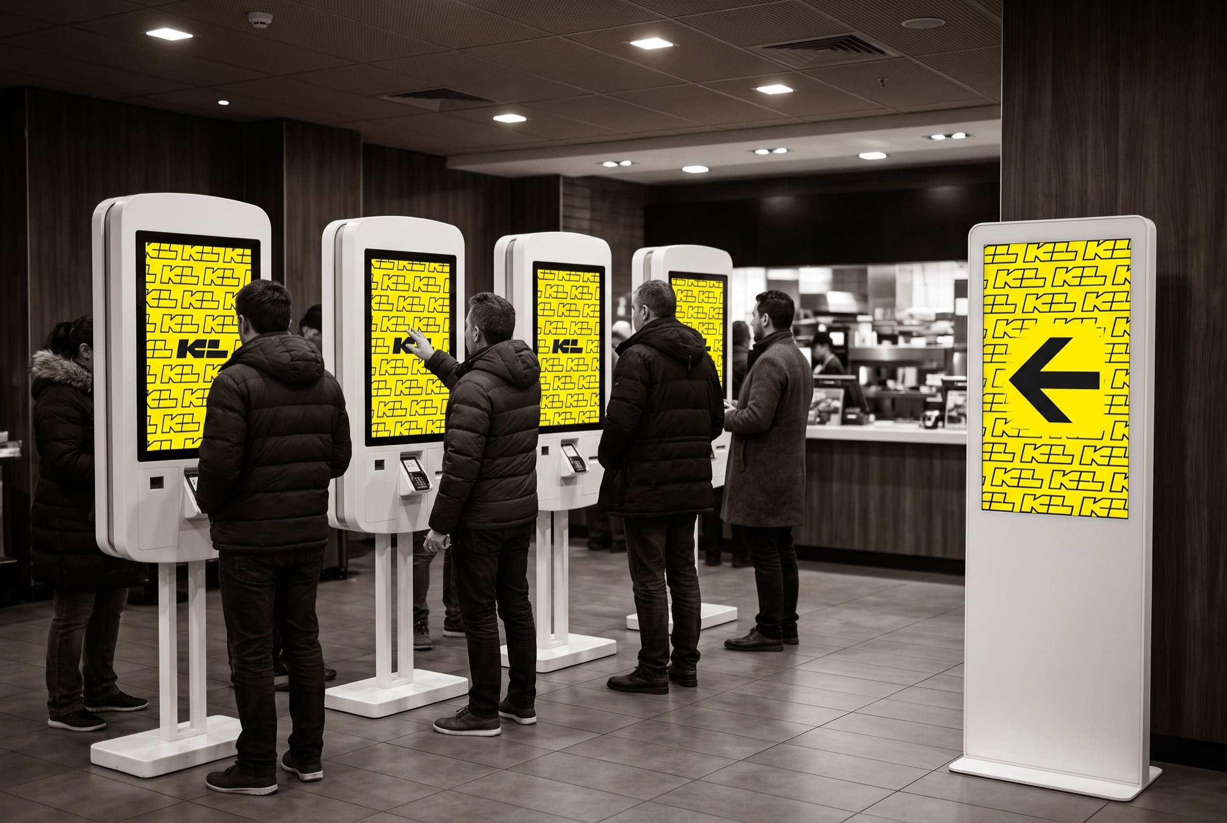 Digitale Stelen und Kiosk