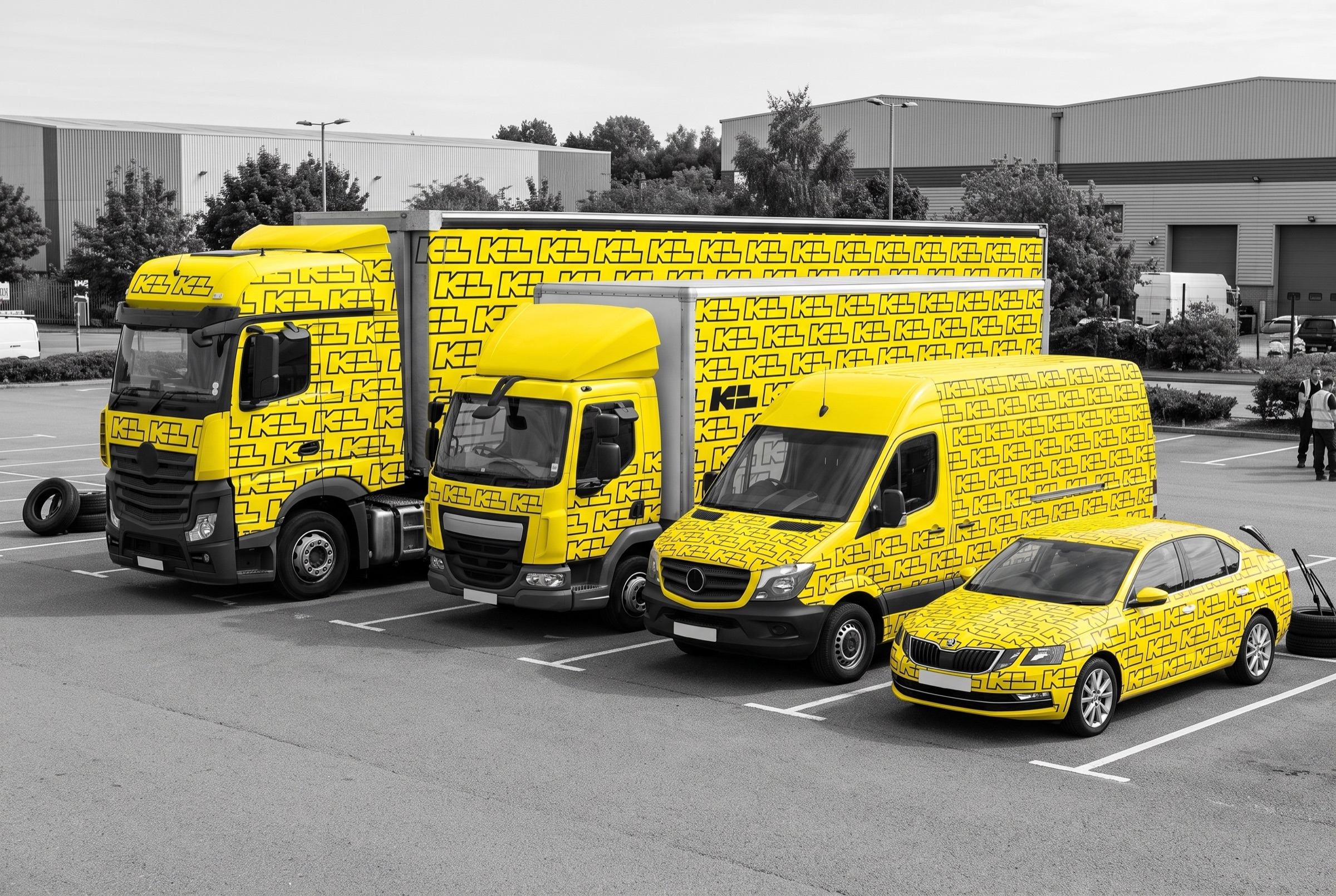 LKW- und Flottenbeklebung