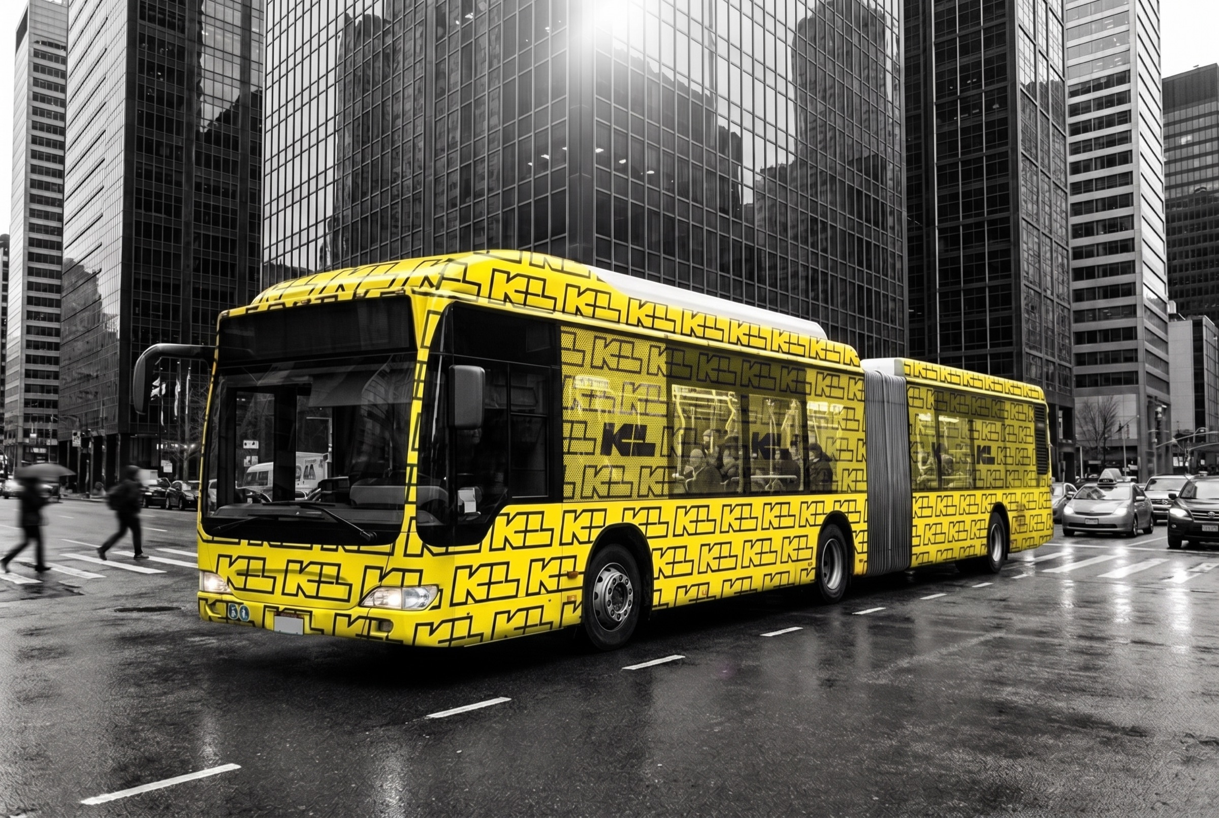 Bus-Beklebung